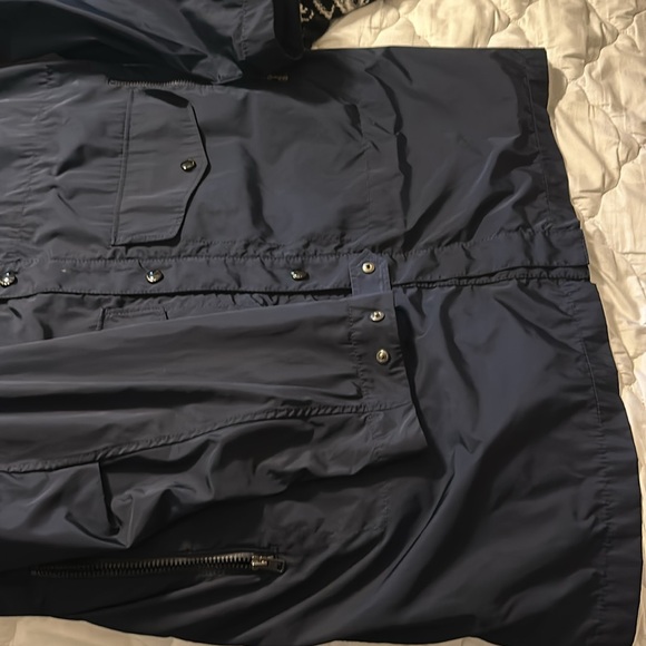 Men’s Coach raincoat XL Navy excellent condition - Picture 12 of 13